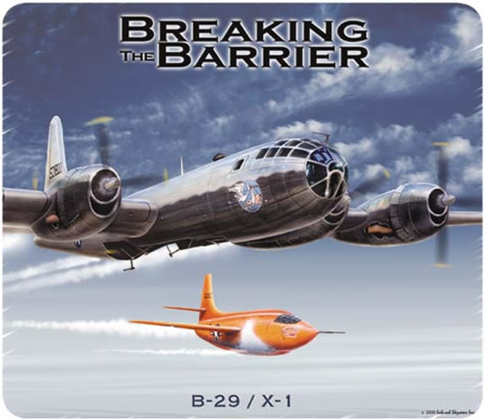 B-29 and X-1 "Breaking the Barrier" Mouse Pad